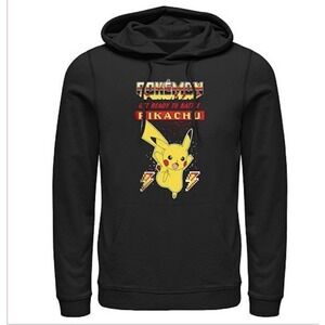Men's Pokemon Pikachu Ready To Battle Graphic Hoodie XXL Brand New